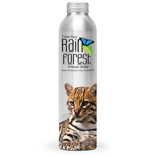 RainForest Artesian Water Reusable Aluminum Bottle 750mL