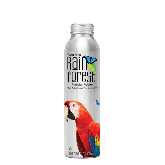 RainForest Artesian Water Reusable Aluminum Bottle 500mL